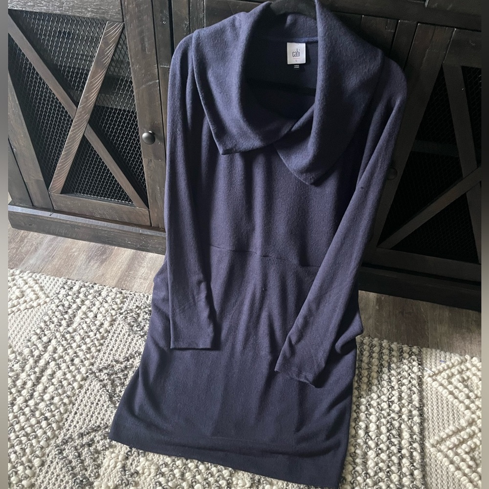 Cabi #4390 Classy Round Up Dress In Soft Knit Women’s Size: L - Picture 16 of 16